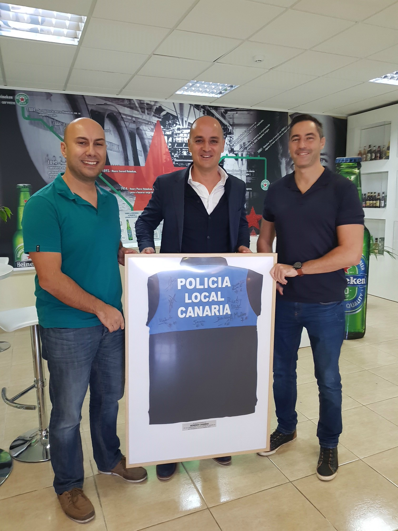 Agentes de Tenerife agradecen a Incabe su apoyo en las Olimpiadas de Policías y Bomberos de Atlanta