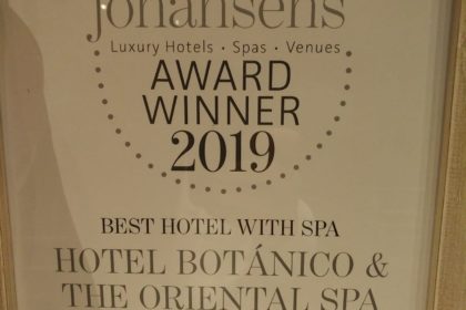 El Hotel Botánico & The Oriental Spa Garden consolida su liderazgo al recibir, por cuarta vez, el premio a mejor Hotel con Spa de Europa y del Mediterráneo