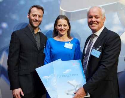 El Hotel Botánico recibe el prestigioso premio ‘TUI Holly’ 2019 durante la Feria ITB