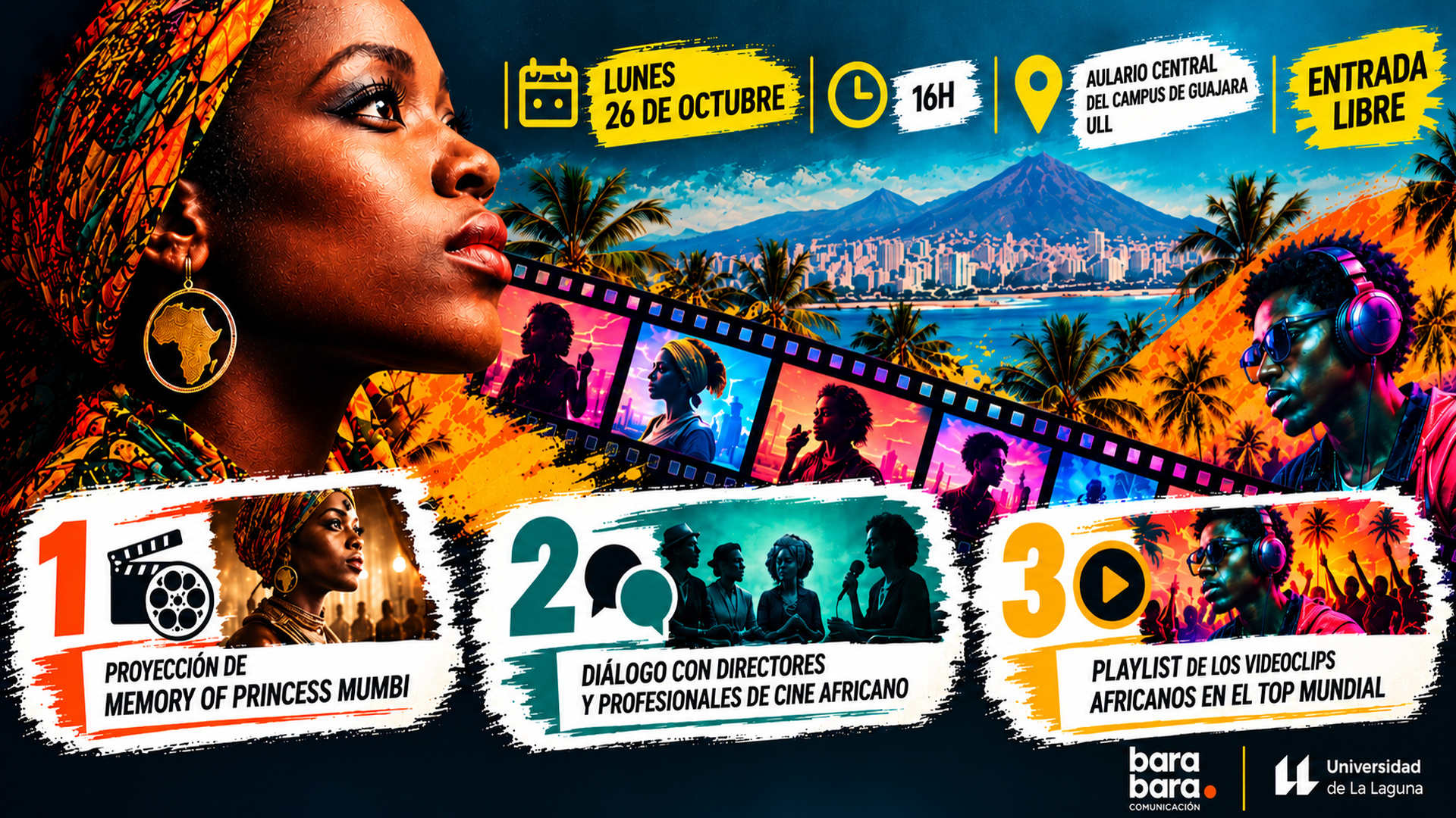 La jornada ‘África en pantalla’ reúne a directores y profesionales del cine en la ULL